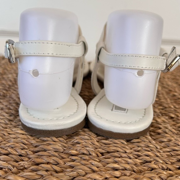 BCBG Generation Funky Leather Thong‎ Sandals White Size 7.5M - Picture 5 of 10